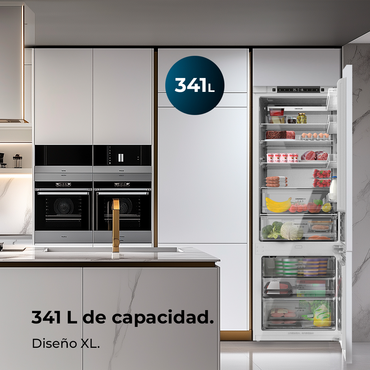 Bolero CoolMarket Combi BI-D FLW 341 E | Envío, instalación y retirada RAEE gratis – foto detalle 3